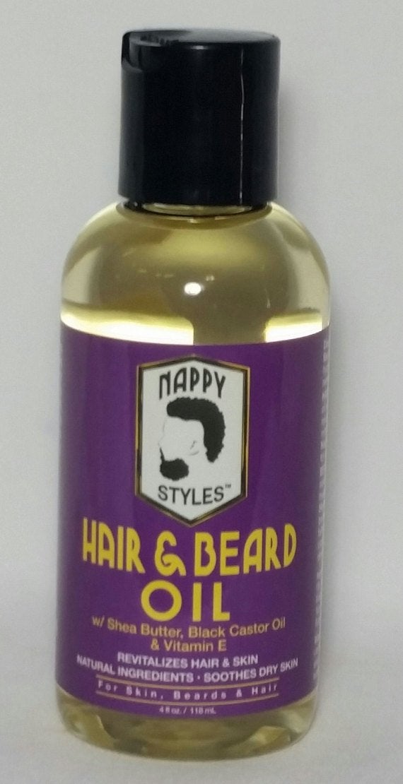 Nappy Styles Hair  Beard Oil 4oz